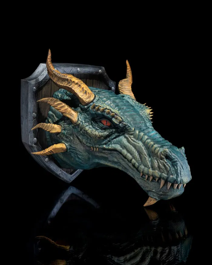 Western Dragon Trophy Bust