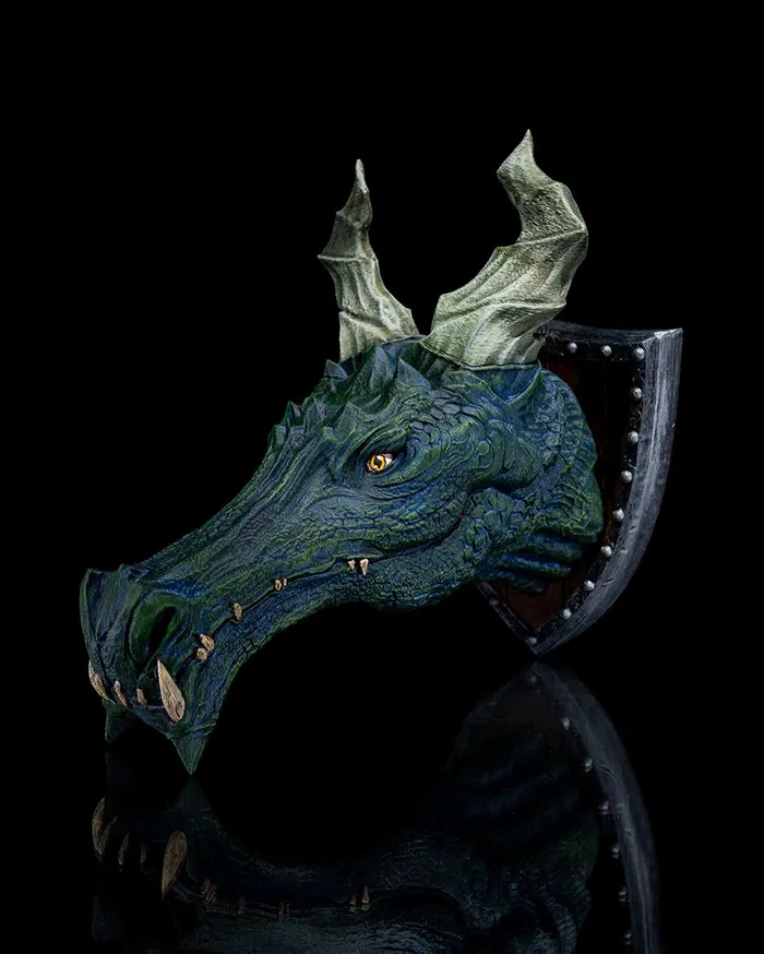 False Dragon Trophy Bust